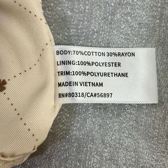 LUCKY BRAND Denim Logo Chain Strap Shoulder Bag Purse Y2K - Picture 6 of 10